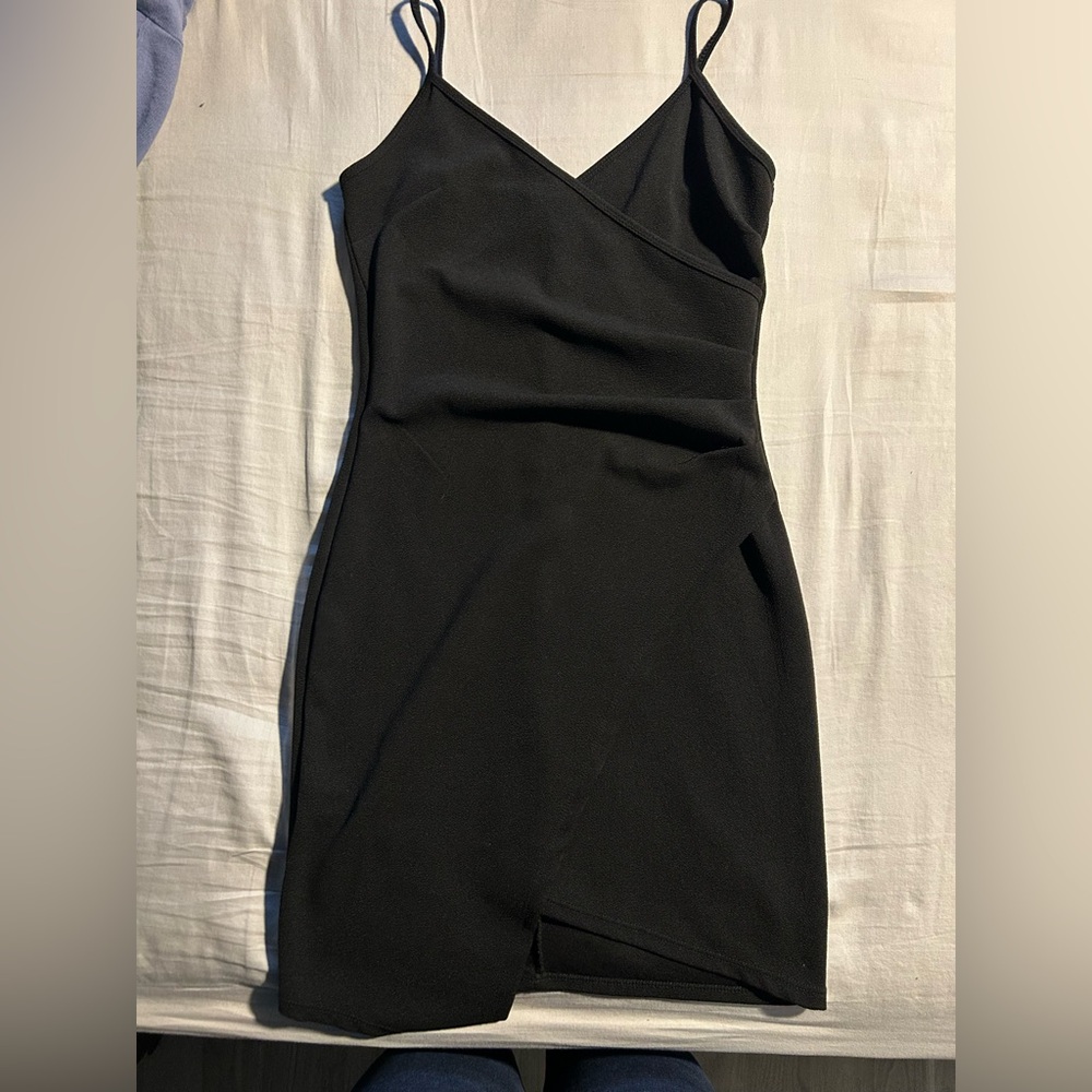 Almost Famous Black Sheath Cocktail Dress